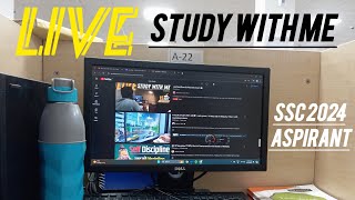 📚 Study With Me Live  SSC 2024 Preparation  Pomodoro  Library  Music [upl. by Delsman]