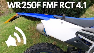 WR250F FMF RCT 41 TITANIUM  EXHAUST COMPARISON  WR250F  YZ250FX [upl. by Ollayos]