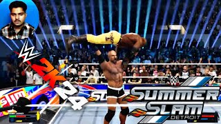 Bobby Lashley vs Goldberg Match on SummerSlam Hindi Gameplay WWE 2K24 [upl. by Hultgren796]