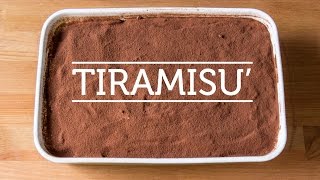 Italian TIRAMISU  Original Italian recipe 2min [upl. by Neira]