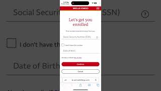 Wells Fargo app  how to create an account [upl. by Roye410]