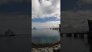 View from Holyhead port ferry terminal in Wales [upl. by Suhpoelc]