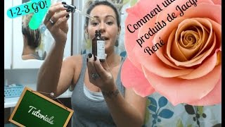 Tutoriel sur lapplication des produits de Jacynthe René [upl. by Ahsinauq]