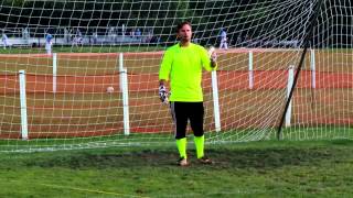 Soccer Goalkeeper Drills For Breakaway Saves at Keeperstopcom Clinic [upl. by Sardse]