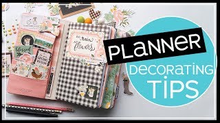 Planner Decoration Tips  Decorating Made Easy [upl. by Lledra]