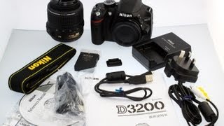 Nikon D3200 Unboxing Review And Settings [upl. by Ahsita816]