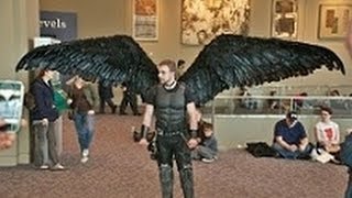 Fallen Angel Wing Costume  Articulating Wings [upl. by Segal]