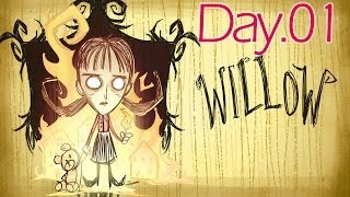 【新・ふしぎサバイバル】Dont Starve をWillowで実況プレイ 1日目 [upl. by Zobkiw886]