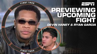 Devin Haney amp Ryan Garcia GET HEATED previewing upcoming fight 👀  First Take [upl. by Kaila736]