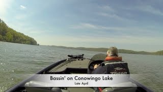 Early Season Bass Fishing on Conowingo Lake  Susquehana River [upl. by Elleinwad]