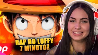 Rap do Luffy One Piece  CHAPÉU DE PALHA  NERD HITS mahnimes REACT [upl. by Assirralc767]