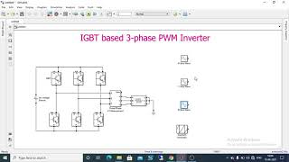 Three Phase PWM Inverter using MATLAB  Simulink [upl. by Anyehs250]