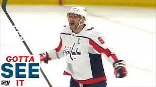 GOTTA SEE IT Capitals Alexander Ovechkin Scores 800th Career Goal To Complete Hat Trick [upl. by Otipaga]