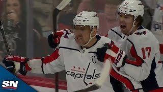 Alex Ovechkin Notches 850th Career NHL Goal [upl. by Etessil797]