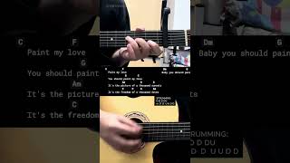 Paint My Love  Michael Learns To Rock  Easy Guitar Chords Tutorial For Beginners guitarlesson [upl. by Wendie]