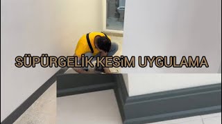 PARKE SÜPÜRGELİK KESİMİ NASIL YAPILIR SÜPÜRGELİK UYGULAMA AYRINTILI [upl. by Rimma]