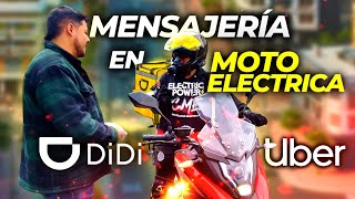 DELIVERY EN MOTO ELÉCTRICA ¿CUANTO GANAMOS EN UN DIA ⚡💵 [upl. by Arriat]