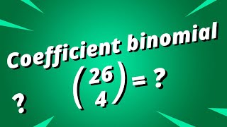 Calcul de k parmi n  coefficient binomial  exercice corrigé [upl. by Alansen]