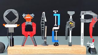 10 Amazing amp Useful WoodWorking Clamps [upl. by Malva]