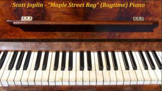 Scott Joplin  quotMaple Leaf Ragquot Ragtime Piano [upl. by Cartwright371]