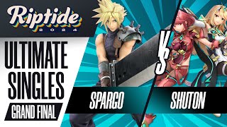 Sparg0 Cloud vs Shuton MythraPyra  Riptide 2024  Ultimate Singles  Grand Final [upl. by Dinan]