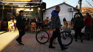 North Macedonia Prilep City Market Walk on Christmas Eve [upl. by Oap]