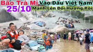 Chấn Động Bão Trà Mi Đổi hướng liên tục và mạnh lên nữa rồi nó sẽ vào tĩnh nào của Việt Namkhổ nữa [upl. by Nylitak219]