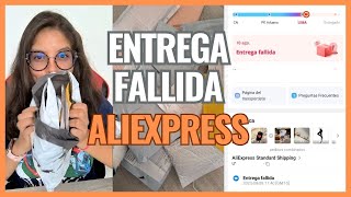 CASI PIERDO MIS PEDIDOS DE ALIEXPRESS  Entrega fallida [upl. by Hermia23]