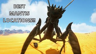 ARK Lost Island  Best Mantis Spawn Locations [upl. by Nisotawulo264]