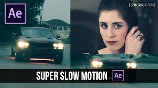 Twixtor Tutorial Create Super Slow Motion in After Effects [upl. by Alithea306]