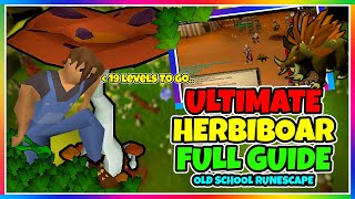 OSRS  How To Catch Herbiboar When Training Hunter   FULL GUIDE [upl. by Viehmann]