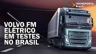 VOLVO TESTA CAMINHÃO FM ELÉTRICO NO BRASIL [upl. by Marelda662]