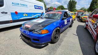 grand prix de Pau historique 2023 honda civic n°88 course 2 [upl. by Bartholomeus]