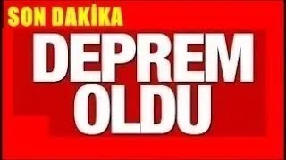 DEPREM OLDU KÖTÜ Haber Şiddetli Korkutan DEPREM SON DAKİKA Açıklaması [upl. by Buford]