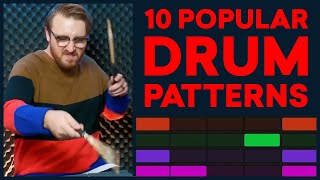 10 Popular Drum Patterns Every Producer Should Know [upl. by Noiraa]