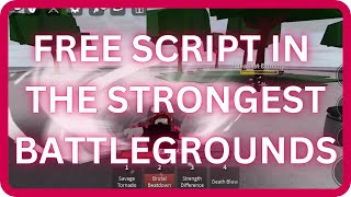 NEW THE STRONGEST BATTLEGROUNDS SCRIPT  REAPER MOVESET  FREE SCRIPT GUI MOBILE amp PC [upl. by Harlen]