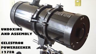 UNBOXING AND DETAILED ASSEMBLY OF CELESTRON POWERSEEKER 127EQ with Additional Improvements [upl. by Rupert]