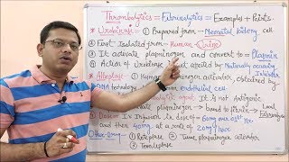 Thrombolytic Drugs Part 02 Urokinase and Alteplase Basic Introduction  Thrombolytic Drugs [upl. by Kcirej728]