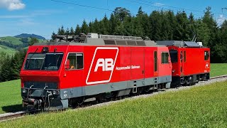 Überfuhr der AB Ge 44 1 von Gossau SG nach Gais [upl. by Verena]