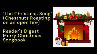 quotThe Christmas Songquot Chestnuts Roasting on an Open Fire piano accompaniment trackkaraokelyrics [upl. by Jaye]