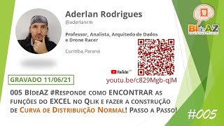 🟢 005 BIdeAZ Responde como ENCONTRAR funções do EXCEL no Qlik e fazer Curva de Distribuição Normal [upl. by Cletis]