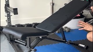 BARWING 90° Adjustable Weight Bench Workout Bench Review Bring Versatility And Simplicity To Your [upl. by Ranie]