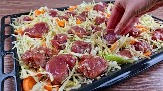 Ich habe noch nie so leckeres Fleisch mit Gemüse gegessen Ein ganz einfaches Rezept [upl. by Bills623]