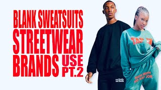 The best blank sweatsuits for your streetwear clothing brand [upl. by Drolyag726]