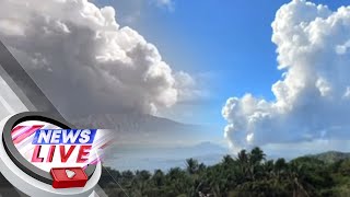 Bulkang Taal itinaas sa alert level 3  News Live [upl. by Nyladnarb]