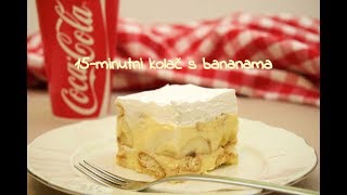 15minutni kolač s bananama • ReciPeci Sandre Gašparić [upl. by Burdett975]