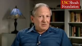 Holocaust Survivor Ernest Lobet Testimony Part 12  USC Shoah Foundation [upl. by Nospmoht]