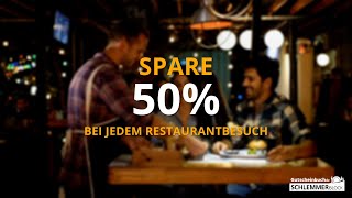 Der Schlemmerblock – Spare 50 bei deinem nächsten Restaurantbesuch [upl. by Erreit686]