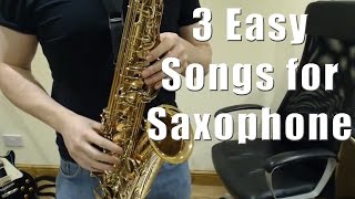 Easy Songs for Saxophone to impress your friends with Saxophone Lessons BC108 [upl. by Ysabel257]