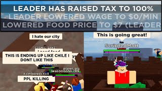 I Made An Innocent Roblox Village Into A Communist Society They Werent Happy About It [upl. by Denie]